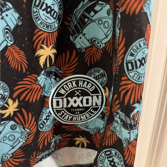 DIXXON Black and Orange Men's Swim Shorts - Picture 6 of 7
